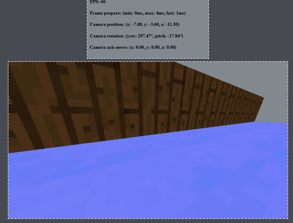 v0.0.7 - AABB for camera, prevents fly through textures